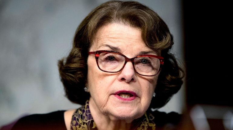 Sen. Dianne Feinstein, D-Calif., speaks during a Senate Committee on...