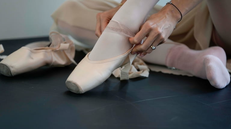 Etoile Nicoletta Manni prepares to rehearse at La Scala Opera...