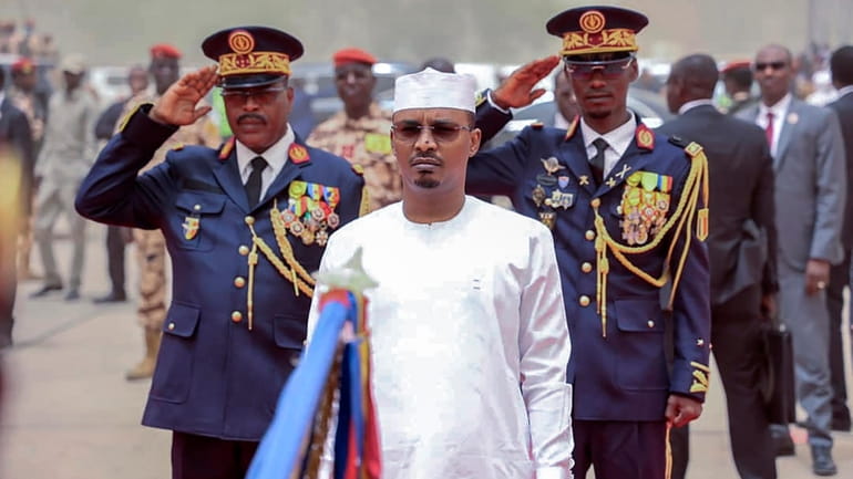 Chadian President Mahamat Deby Itno participates in his inauguration ceremony...