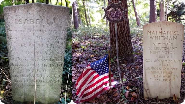 The cemetery has a small section of graves belonging to...