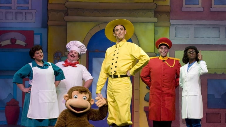 The musical stage production of "Curious George Live" runs June...