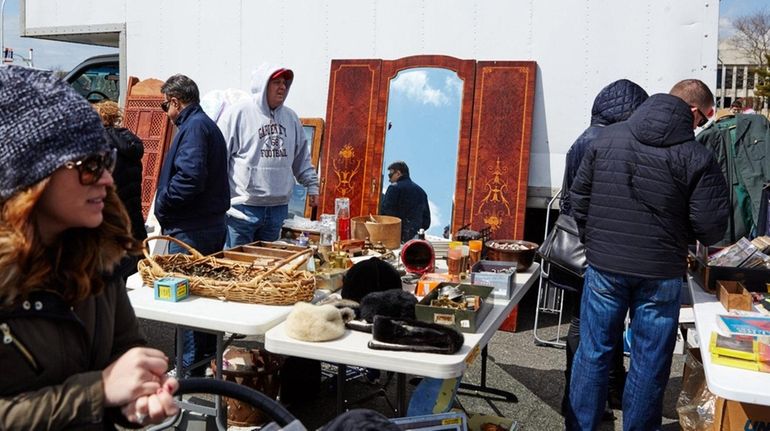 Joe Lombardo's stall at the Empire State Market has an...