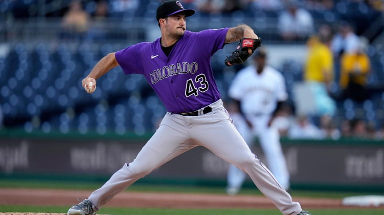 Rockies beat Pirates 10-1 with solid start from Connor Seabold