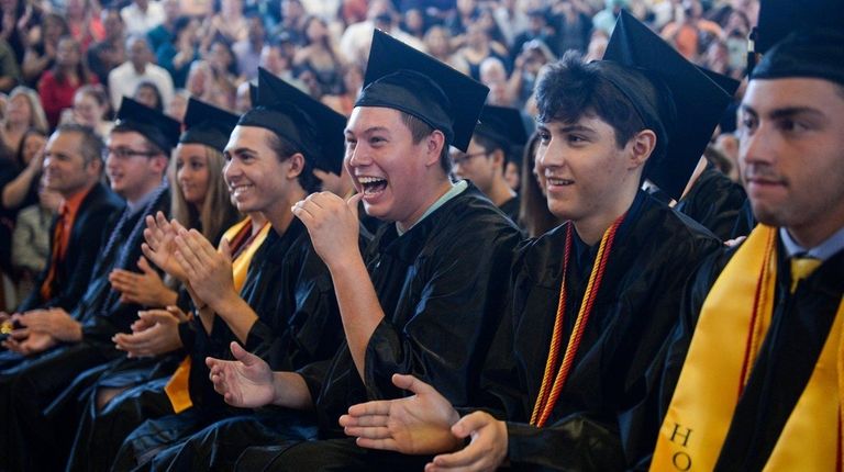 Danny Kozak, 17, third from right, upon seeing Billy Joel...