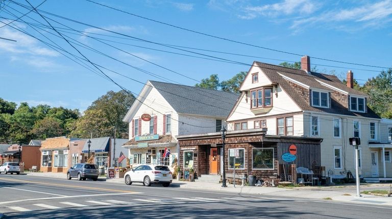 Shops on Main Road, or Route 25, which is zoned...