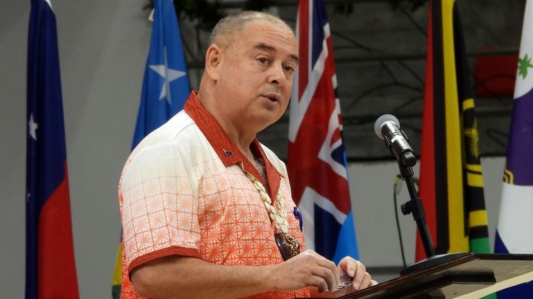 Cook Islands Prime Minister, and outgoing Chair of the Pacific...