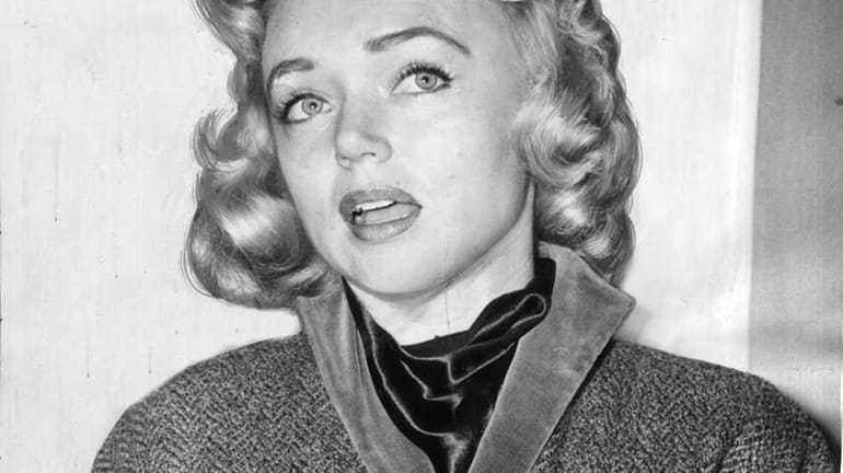 This undated photo shows actress Yvette Vickers, a former Playboy...