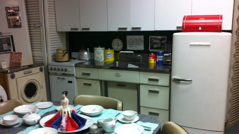 A replica of the kitchen in an original Levitt home...