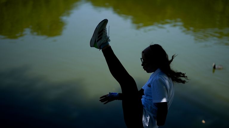 Afghan Taekwondo Paralympian Zakia Khudadadi, part of the Refugee Olympic...