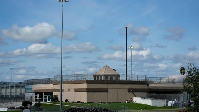 The Federal Correctional Institution is shown in Dublin, Calif., Monday,...