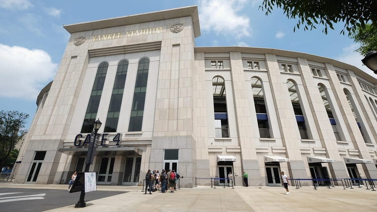 General view outside Yankee Stadium on July 8, 2016.