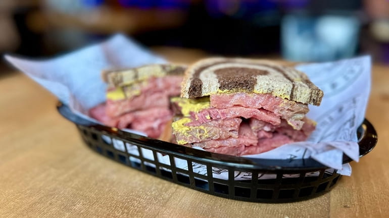 The O.G. pastrami sandwich at Meats Meat in Mattituck.