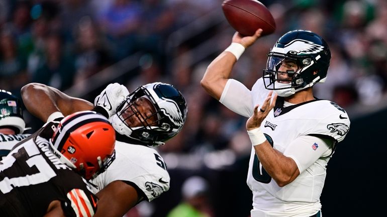 Points and Highlights: Cleveland Browns 18-18 Philadelphia Eagles