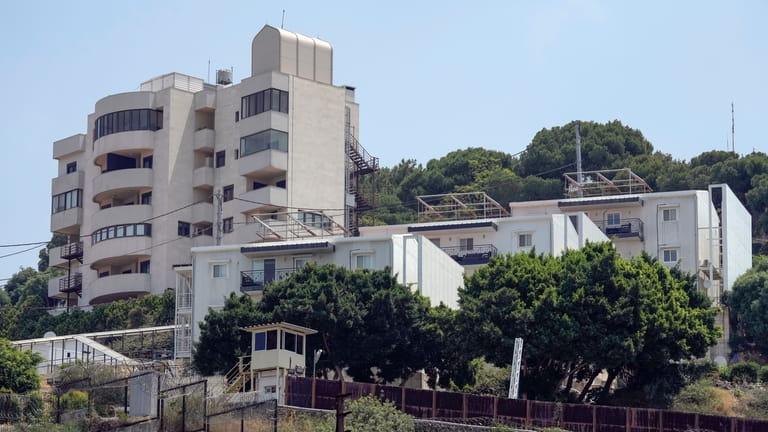 A general view of a part of the U.S. Embassy...